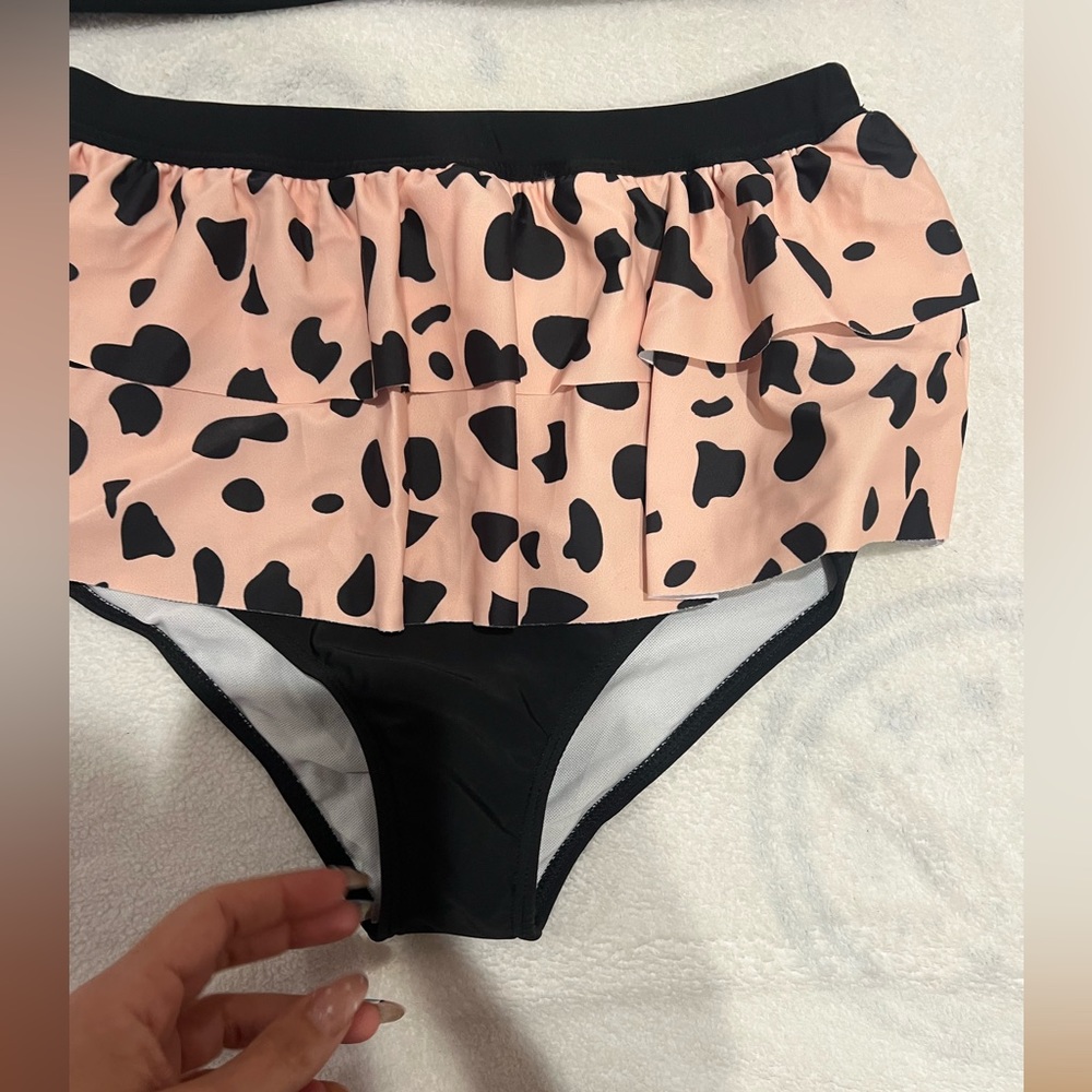Animal print ruffle bikini - Picture 4 of 9